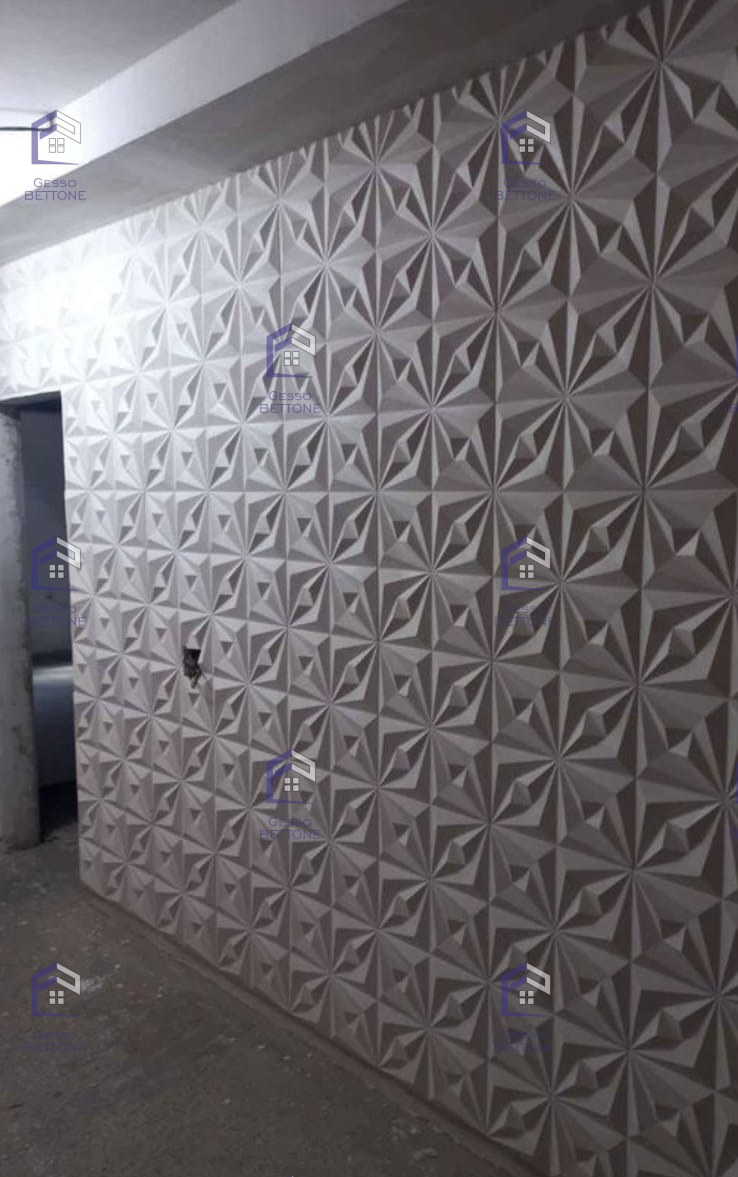 Revestimento em placa 3D — foto 1